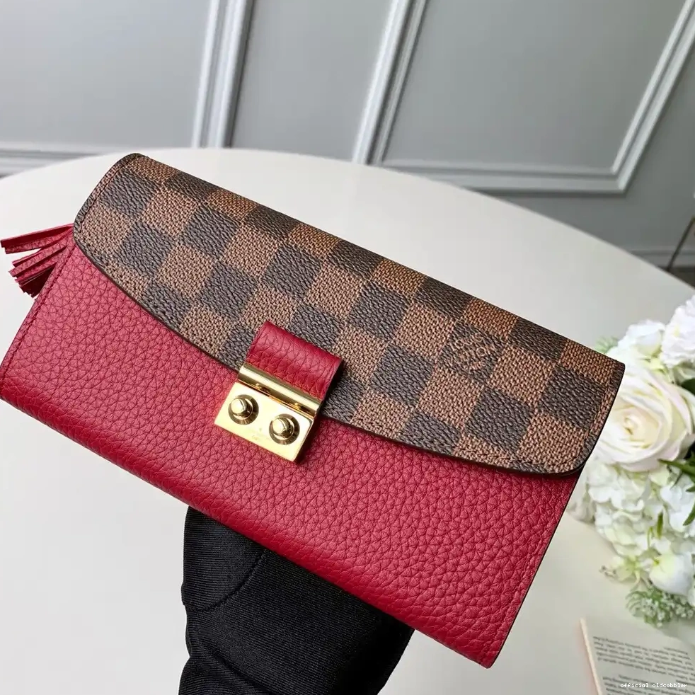 Official oldcobbler WALLET CROISETTE Vuitton Louis 0613